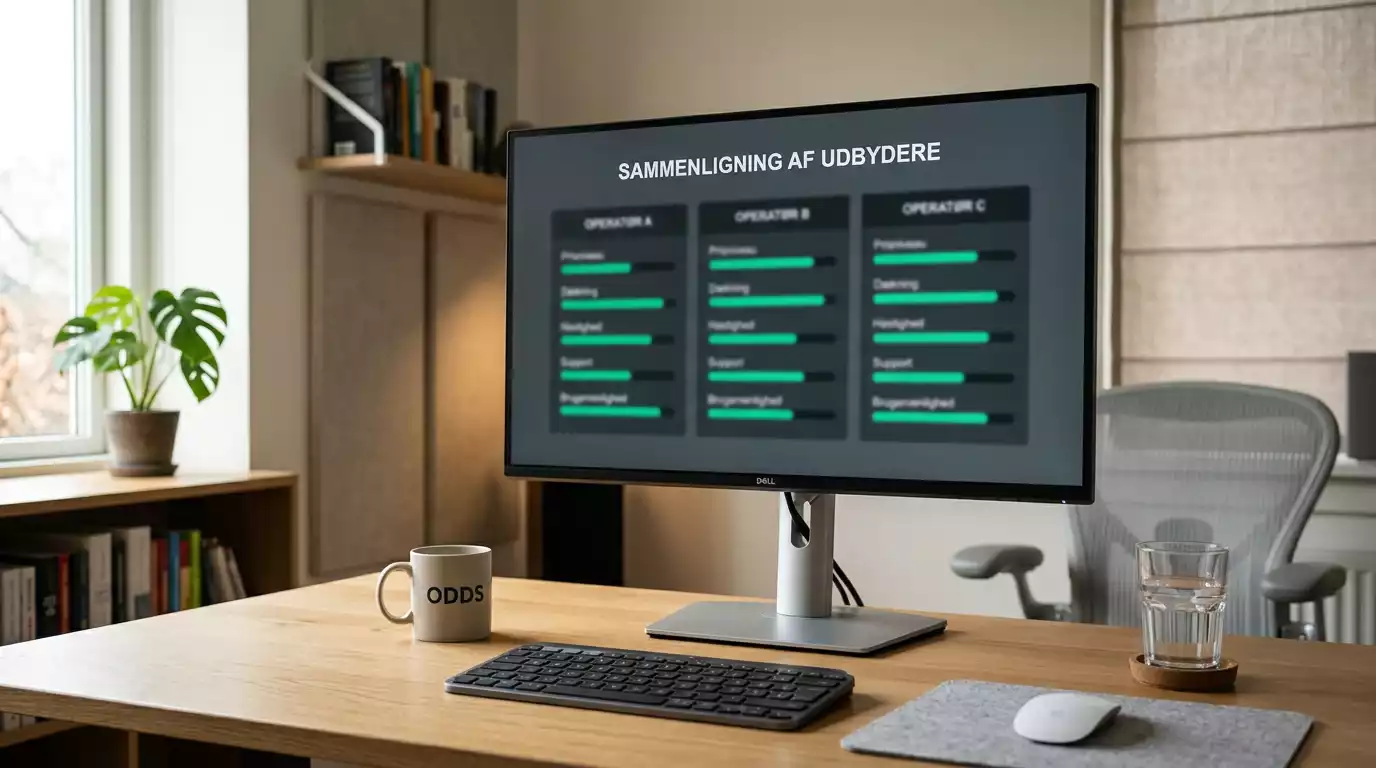 Sammenligning af danske bookmakere med dansk licens: profiler, odds-niveau og produktstyrker
